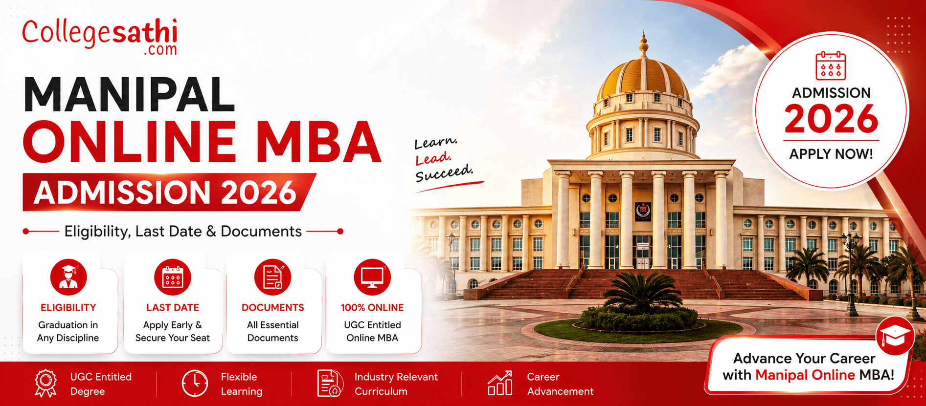 Manipal Online MBA Admission 2026: Eligibility, Last Date & Documents