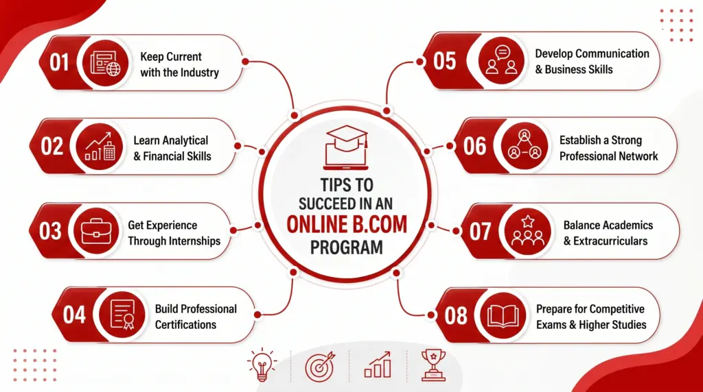 Tips to Succeed in a Online B.Com Program
