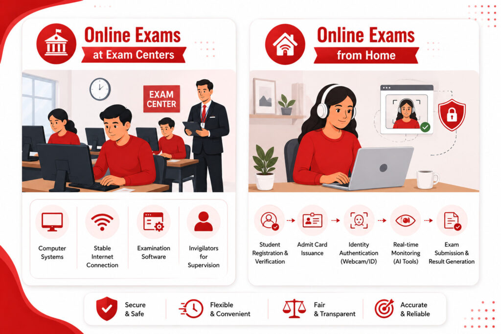 Types of Online Exams in India