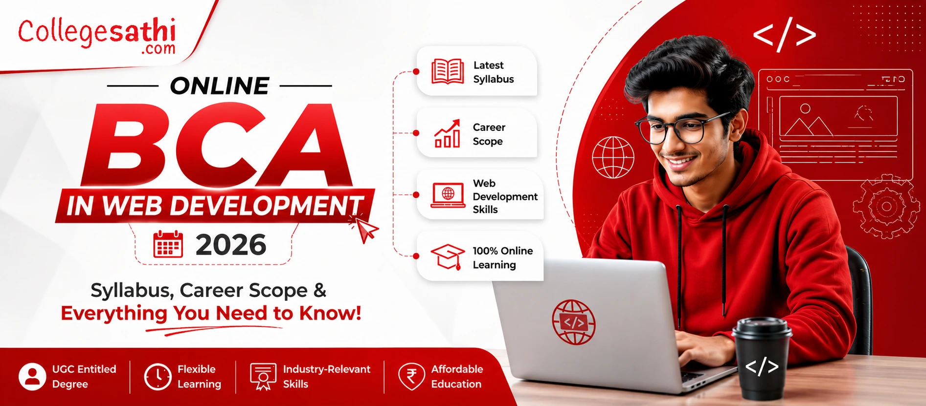 Online BCA in Web Development 2026: Syllabus, Career Scope & Everything You Need to Know