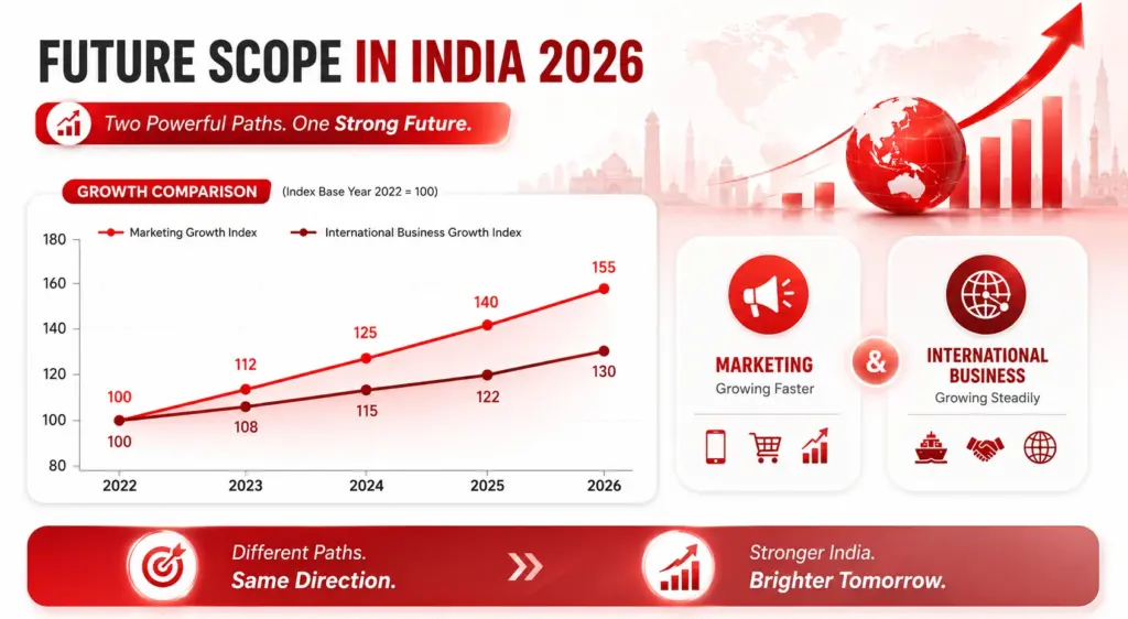 Future Scope BBA International Business vs BBA Marketing