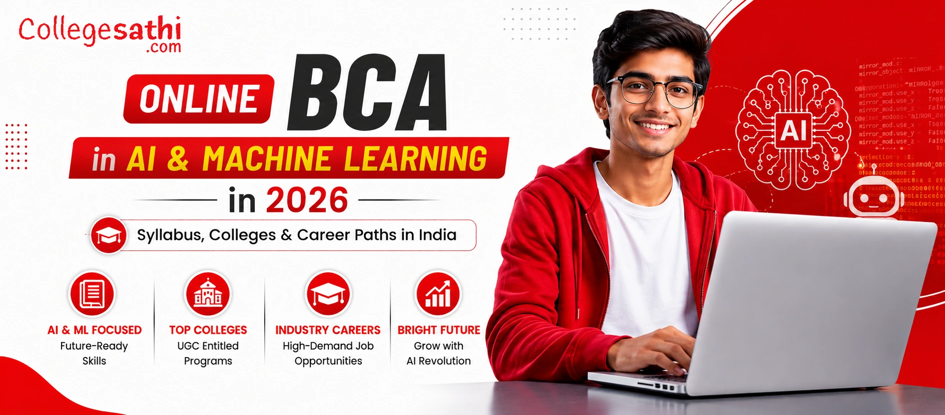 Online BCA in AI & Machine Learning in 2026: Syllabus, Colleges & Career Paths in India