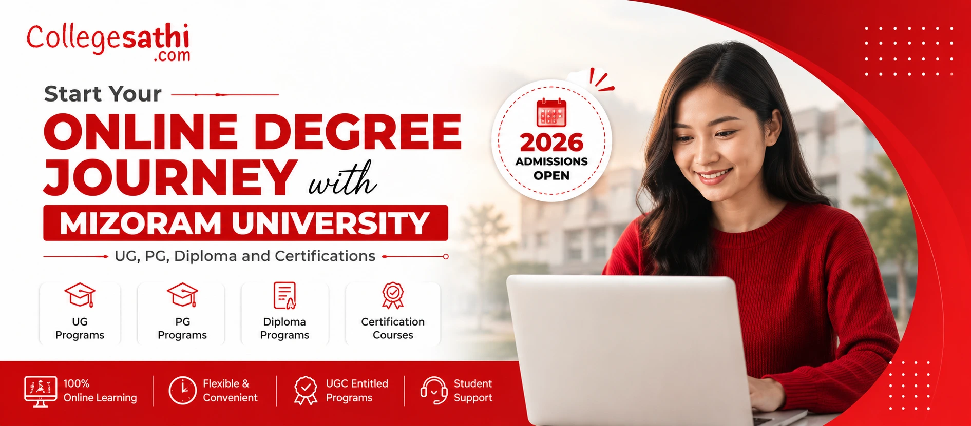 Start Your Online Degree Journey with Mizoram University in 2026: UG, PG, Diploma and Certifications