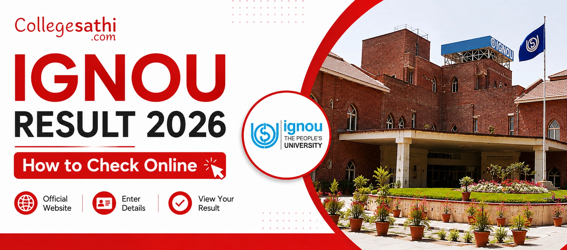 IGNOU Result 2026: How to Check Online (Term-End Exam)